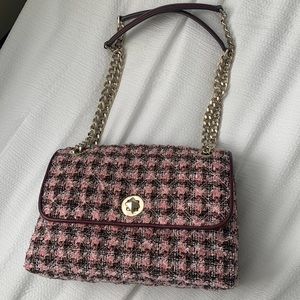 Kate Spade | natalia solid tweed medium flap shoulder bag